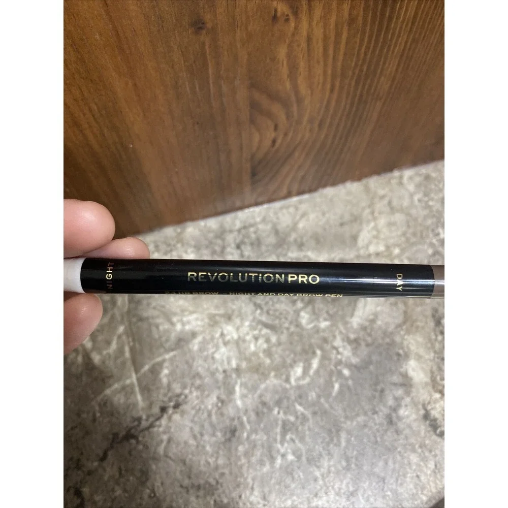 Revolution Pro 24 Brow Day &‎ Night Brow Pen Duo Warm Brown Full Size